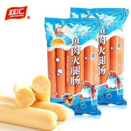 【双汇食品】鱼肉火腿肠250g*2袋-火腿肠-双汇食品-美国零食网