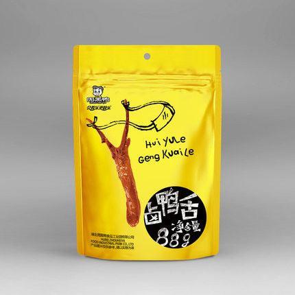 【武汉周黑鸭】 卤鸭舌88g 颗粒装 更新鲜 内含约7个独立小包装卤鸭舌-鸭舌-武汉周黑鸭-美国零食网