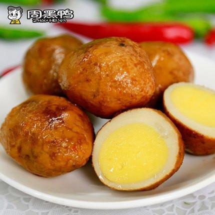 【武汉周黑鸭】卤鸡蛋34g*10枚 卤香四溢 回味无穷-卤鸡蛋-武汉周黑鸭-美国零食网