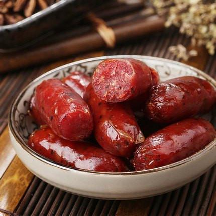 【三只松鼠】滋滋炭烤肠198g*3袋 Q弹烤肠 劲道好吃！-香肠-三只松鼠-美国零食网